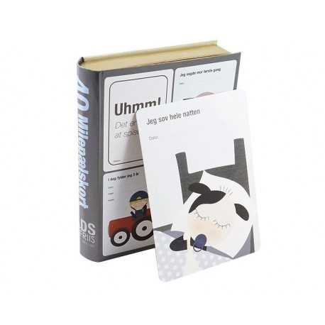 Milepælskort med bondegård