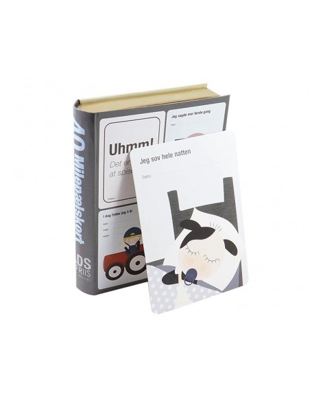 Milepælskort med bondegård