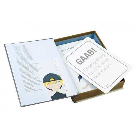 Milepælskort med bondegård