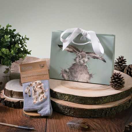 Wrendale bambus sokker med Hund grå - Dame/Børn Wrendale bambus sokker med Hund grå - Dame/Børn