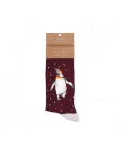 Wrendale bambus vintersokker med Pingvin - Herre