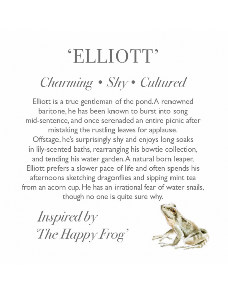 Wrendale Frø bamse, Elliot - Medium