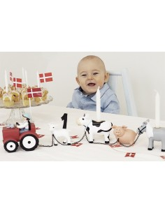 Fødselsdagstog, bondegård