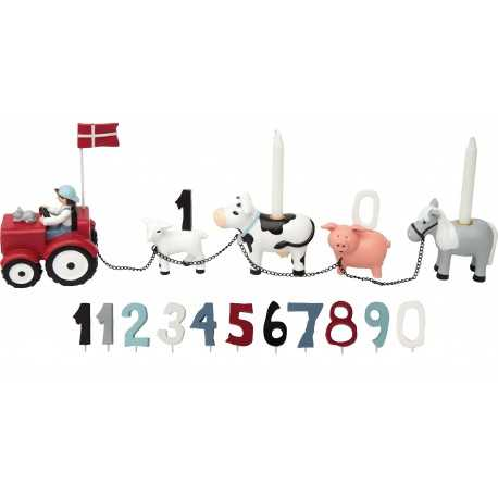 Fødselsdagstog, bondegård