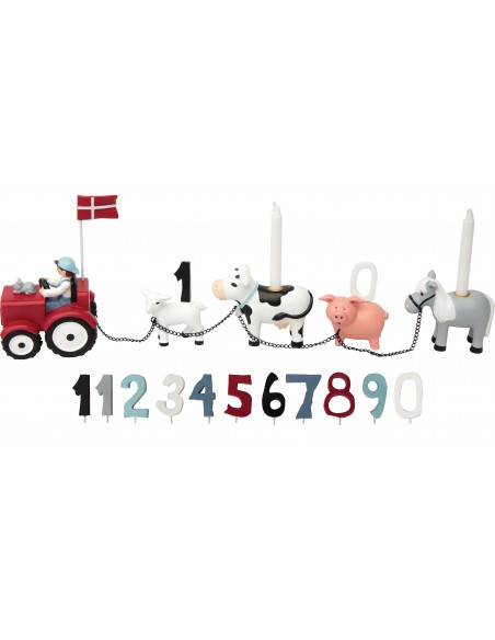 Fødselsdagstog, bondegård