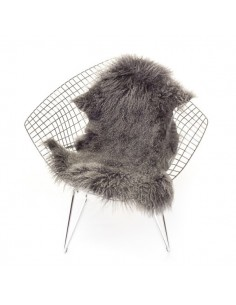 The Organic Sheep Tibetansk lammeskind Grå Snowtop