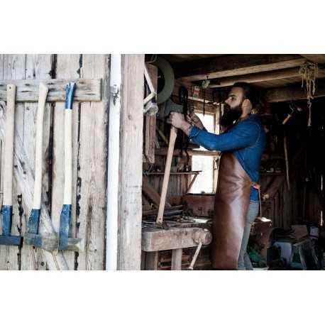 Læderforklæde Dark Brown/Dark Brown - Apron Regular Herre