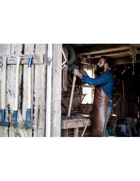 Læderforklæde Dark Brown/Dark Brown - Apron Regular Herre Læderforklæde Dark Brown/Dark Brown - Apron Regular Herre