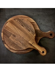 Lille pizzabræt i røget eg