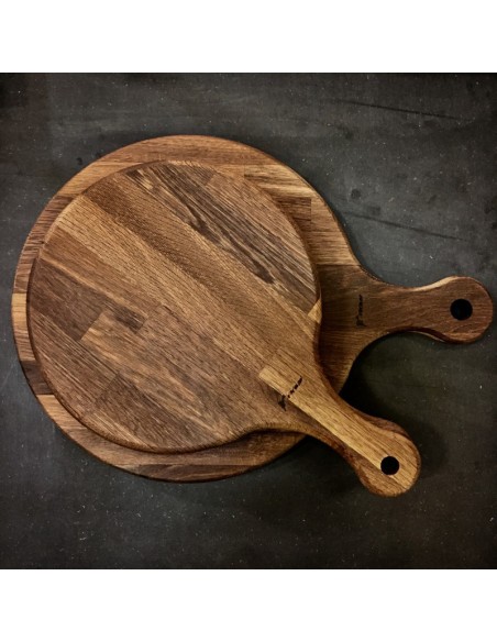 Lille pizzabræt i røget eg Lille pizzabræt i røget eg