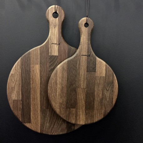 Lille pizzabræt i røget eg Lille pizzabræt i røget eg