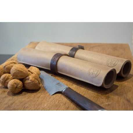 Dækkeserviet Taupe + Dark Brown Servietring