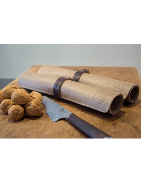 Dækkeserviet Taupe + Dark Brown Servietring