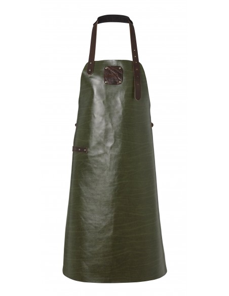 Læderforklæde Forest Green/Dark Brown - Apron Regular Herre Læderforklæde Forest Green/Dark Brown - Apron Regular Herre