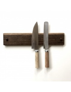 Magnet knivholder i røget eg - Dansk design