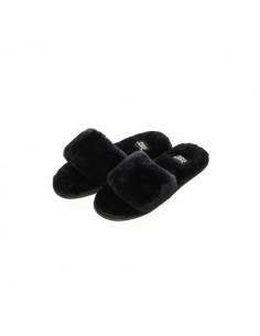 Sort åbne hjemmesko The Organic Sheep