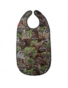 Hagesmæk med vaskebjørne stor