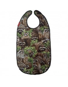 Hagesmæk med vaskebjørne stor