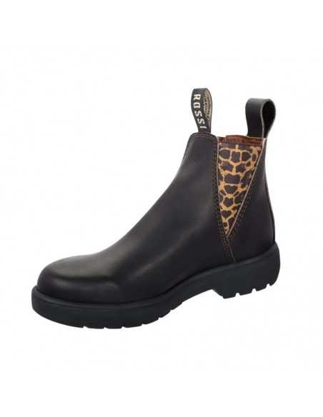 Rossi mørkebrun leopard dame