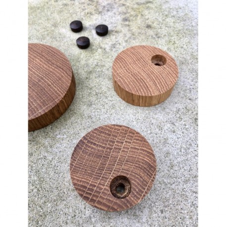 Runde Knivmagneter I Olieret Eg Runde Knivmagneter I Olieret Eg