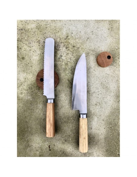 Runde Knivmagneter I Olieret Eg Runde Knivmagneter I Olieret Eg