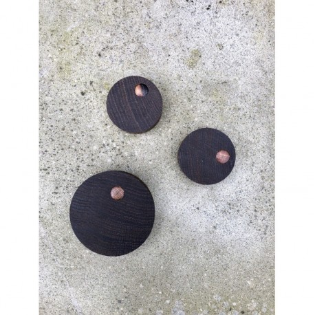 Runde Knivmagneter I Olieret Eg