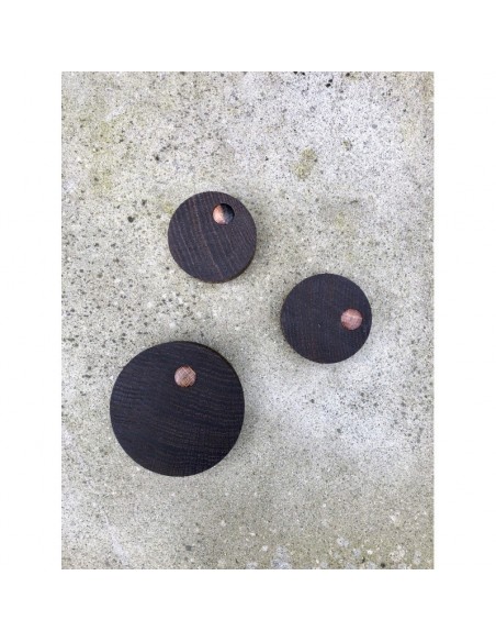 Runde Knivmagneter I Olieret Eg