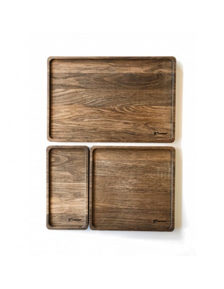 Lille træbakke i røget eg Lille træbakke i røget eg