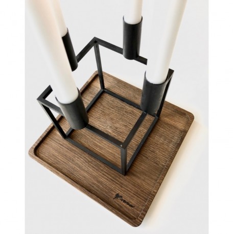 Lille træbakke i røget eg Lille træbakke i røget eg