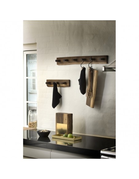 Knagerække i eg med 3 knager Knagerække i eg med 3 knager