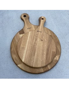 Lille pizzabræt i olieret eg