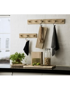 Knagerækkei eg med 6 knager