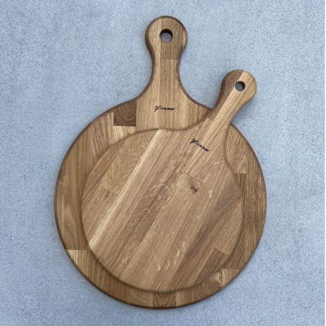 Stort pizzabræt i olieret eg Stort pizzabræt i olieret eg