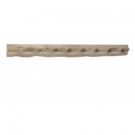 Knagerække i eg med 9 knager Knagerække i eg med 9 knager