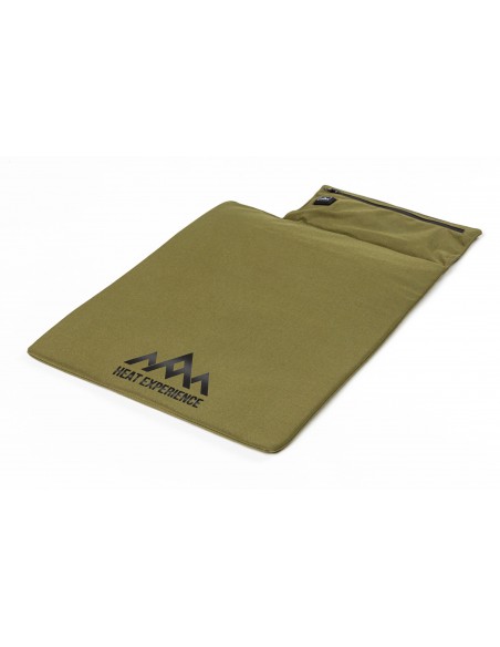 Grøn siddeunderlag med varme - Heat Experience