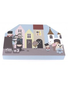 Puslespil med fyrtøjet - Kids By Friis