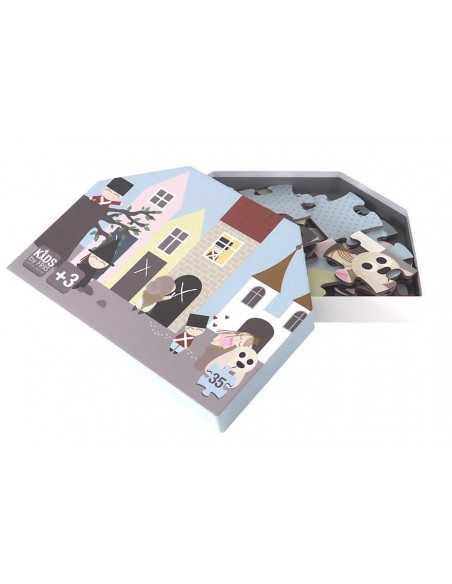 Puslespil med fyrtøjet - Kids By Friis