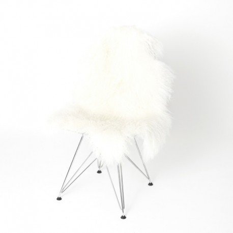 The Organic Sheep Tibetansk Lammeskind I Hvid The Organic Sheep Tibetansk Lammeskind I Hvid