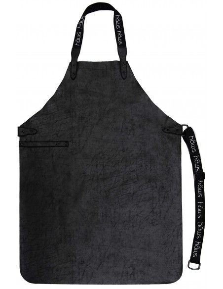 Recycled læderforklæde black - Häws